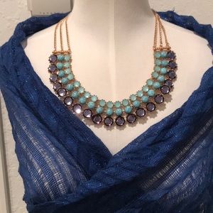 NWOT Jeweled 3 Strand ChokerNecklace. Never worn!